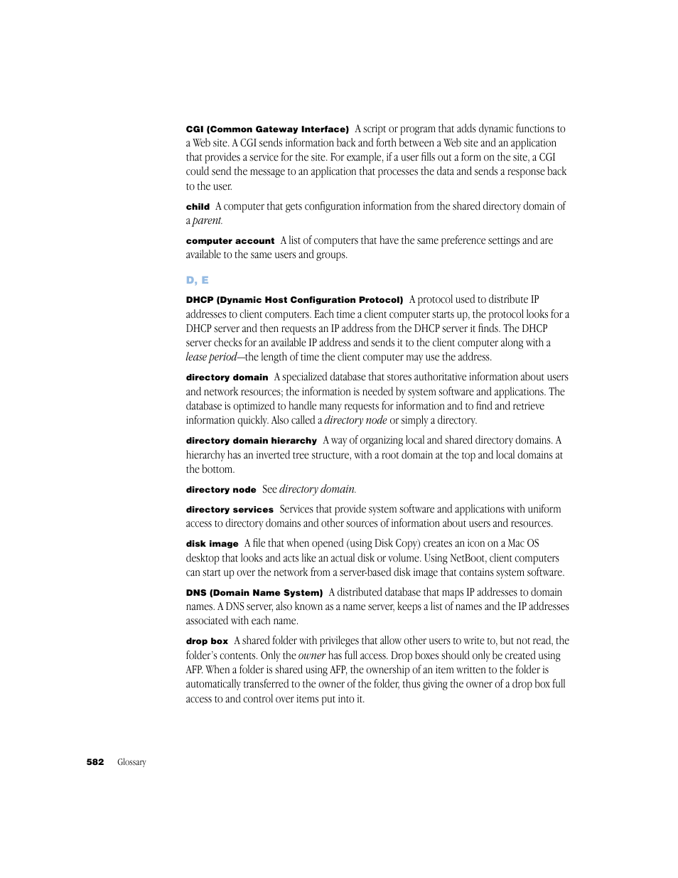 Apple Mac OS X Server (Administrator’s Guide) User Manual | Page 582 / 622