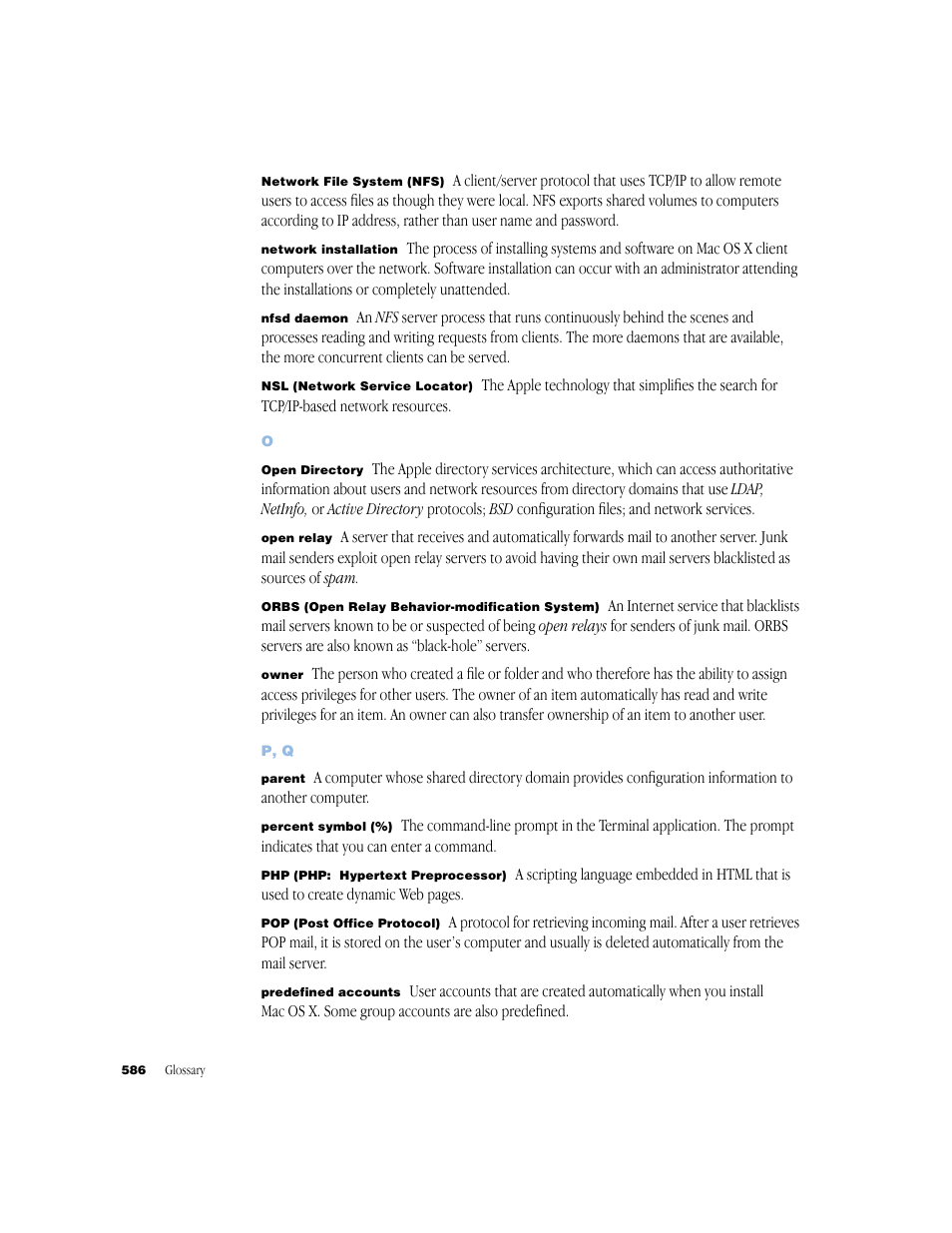 Apple Mac OS X Server (Administrator’s Guide) User Manual | Page 586 / 622