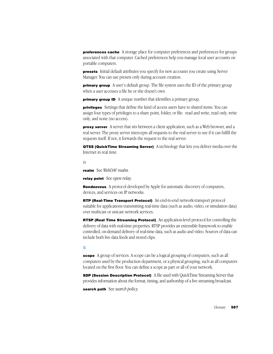 Apple Mac OS X Server (Administrator’s Guide) User Manual | Page 587 / 622