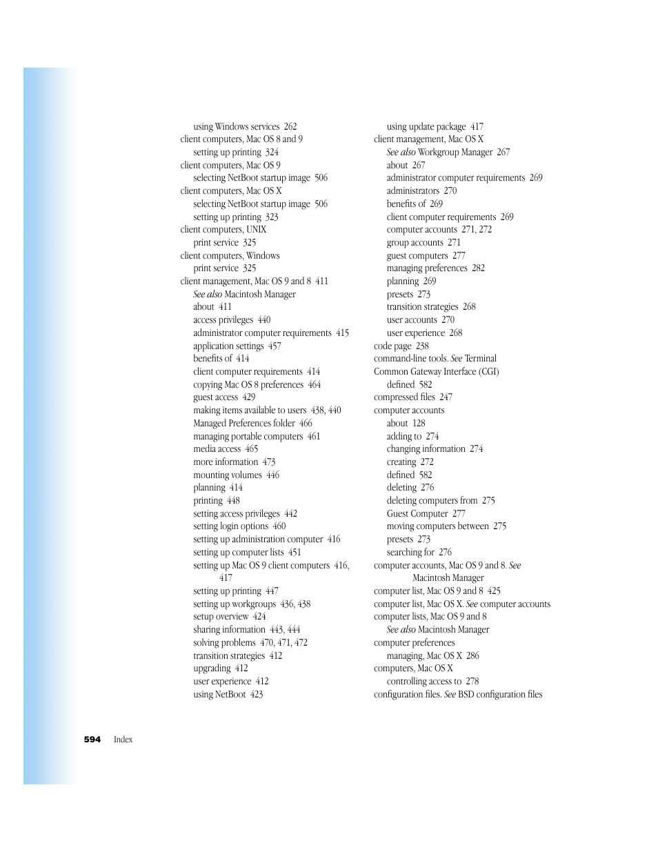 Apple Mac OS X Server (Administrator’s Guide) User Manual | Page 594 / 622