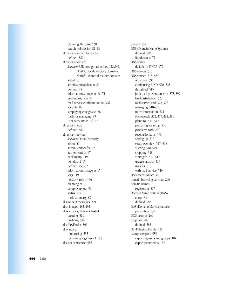 Apple Mac OS X Server (Administrator’s Guide) User Manual | Page 596 / 622