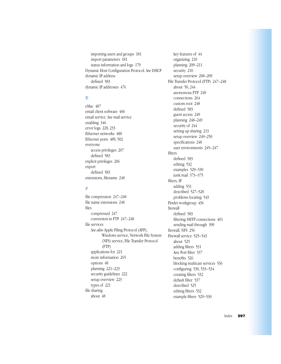 Apple Mac OS X Server (Administrator’s Guide) User Manual | Page 597 / 622
