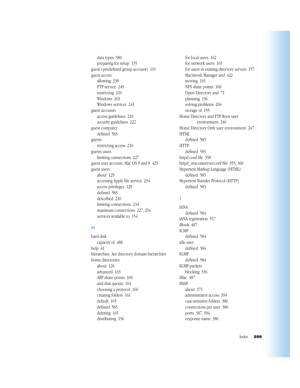 Apple Mac OS X Server (Administrator’s Guide) User Manual | Page 599 / 622