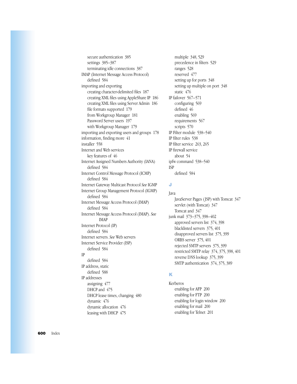 Apple Mac OS X Server (Administrator’s Guide) User Manual | Page 600 / 622