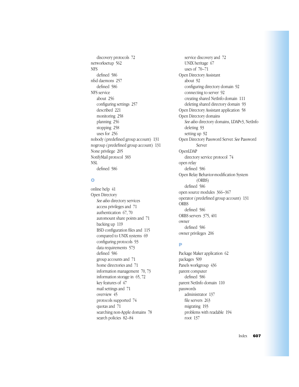 Apple Mac OS X Server (Administrator’s Guide) User Manual | Page 607 / 622