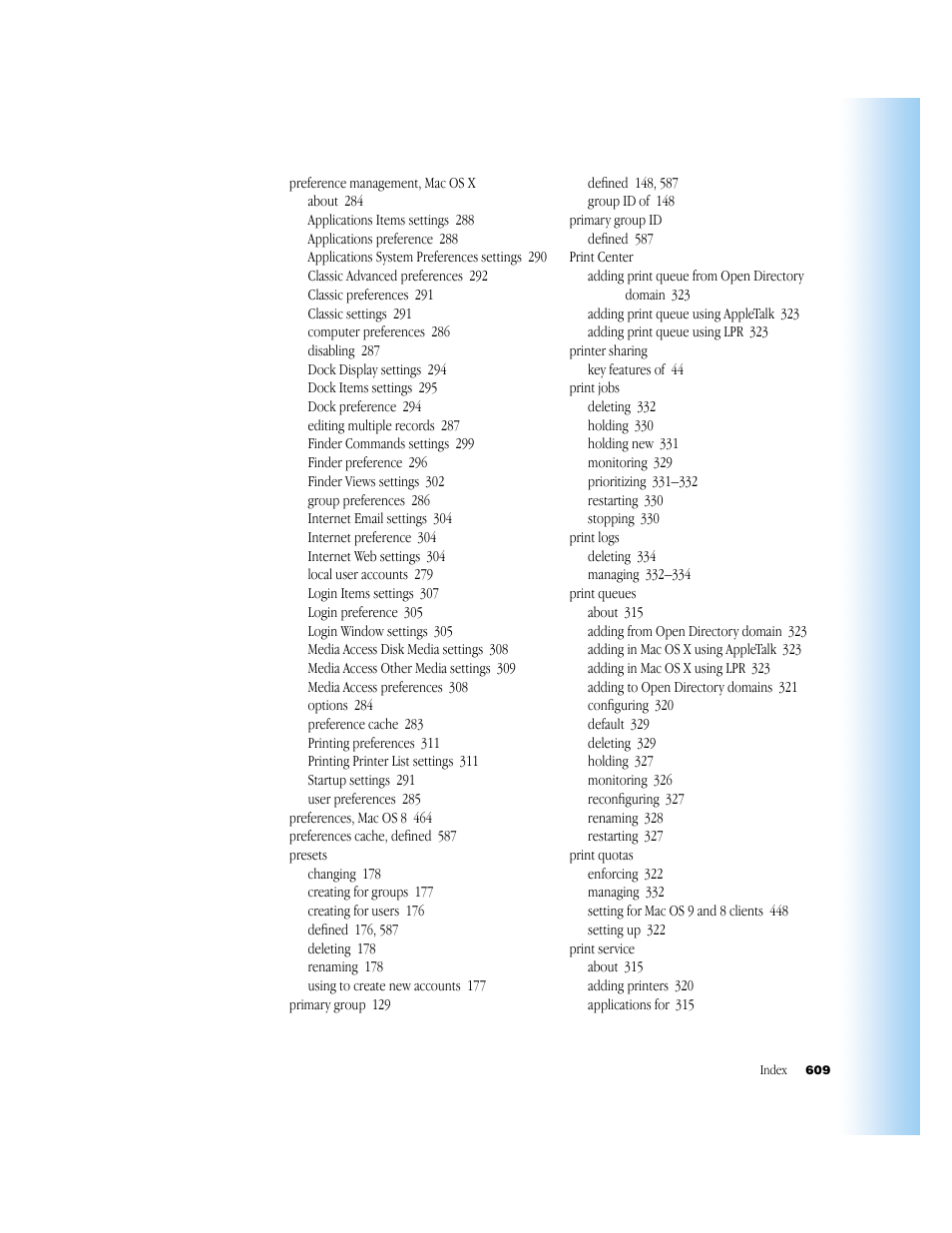 Apple Mac OS X Server (Administrator’s Guide) User Manual | Page 609 / 622