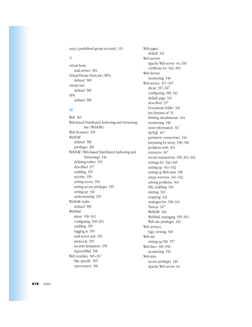 Apple Mac OS X Server (Administrator’s Guide) User Manual | Page 618 / 622