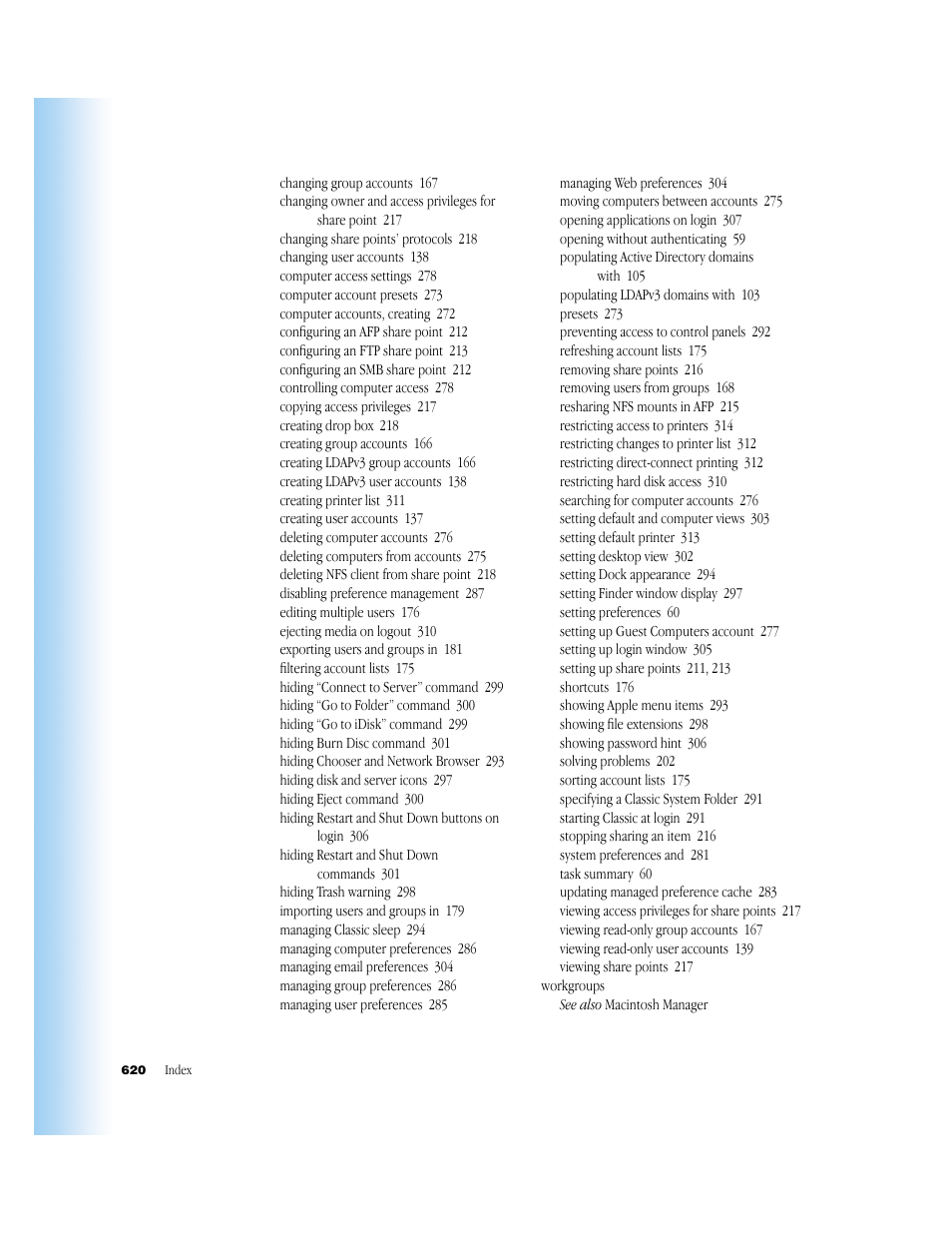 Apple Mac OS X Server (Administrator’s Guide) User Manual | Page 620 / 622