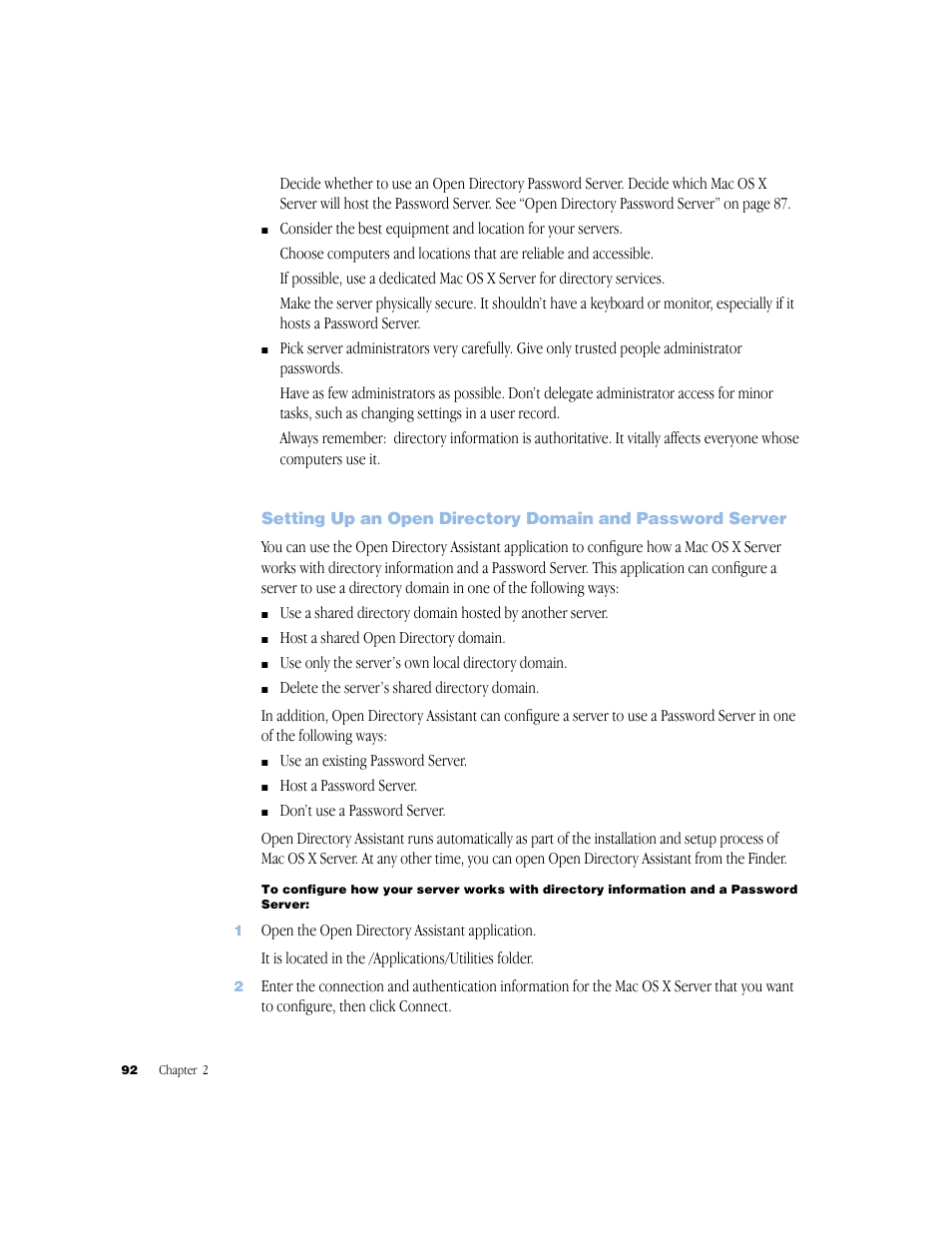 Apple Mac OS X Server (Administrator’s Guide) User Manual | Page 92 / 622