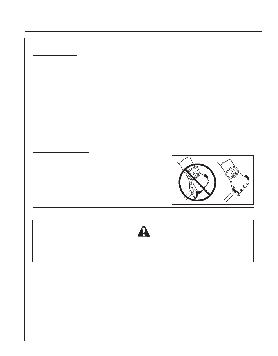 Warning danger | Echo PAS-230 User Manual | Page 5 / 24