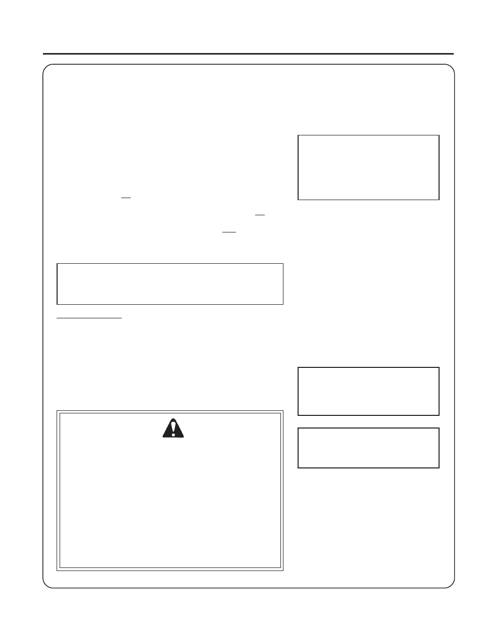 Warning danger | Echo TC-210 Serial 05001001 - 05999999 User Manual | Page 11 / 24