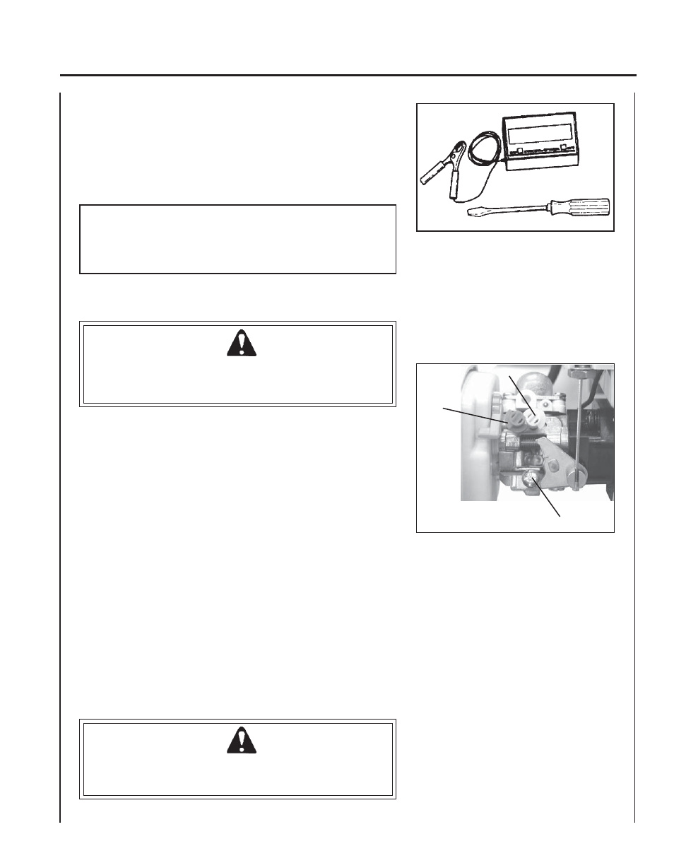 Warning danger | Echo TC-210 Serial 05001001 - 05999999 User Manual | Page 19 / 24