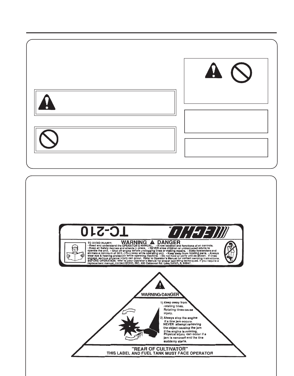 Echo TC-210 Serial 05001001 - 05999999 User Manual | Page 3 / 24