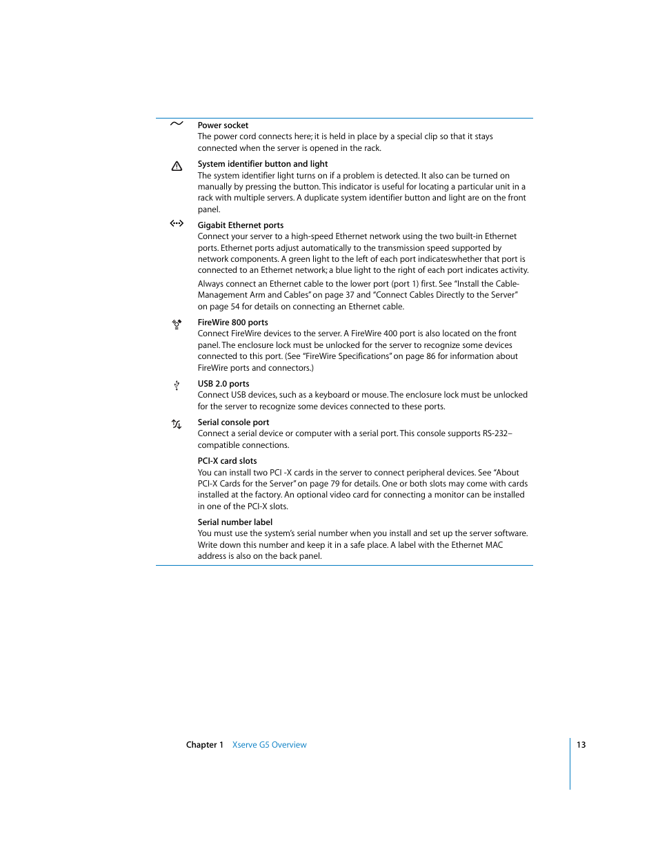 Apple Xserve G5 User Manual | Page 13 / 96