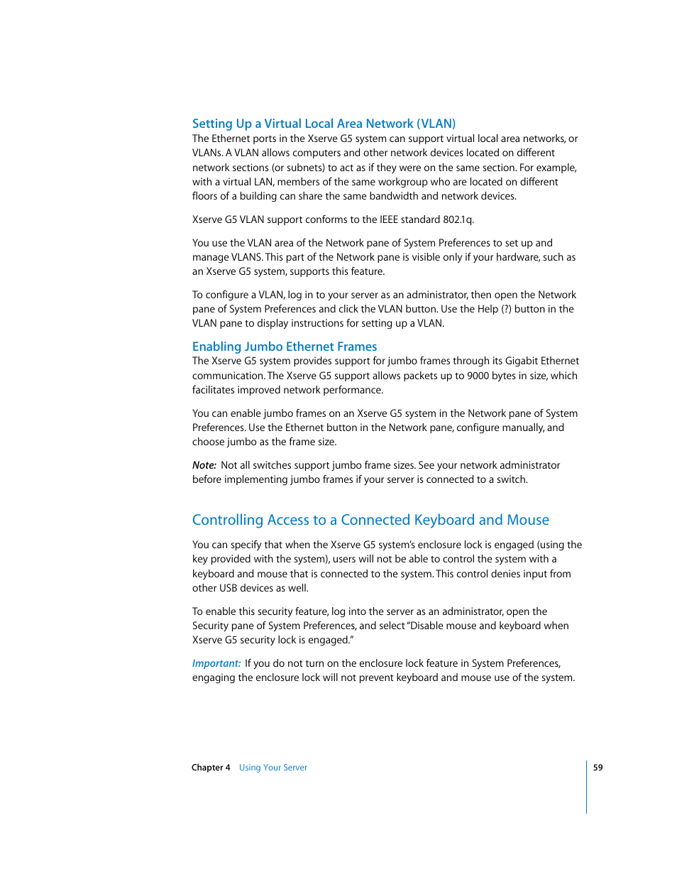 Apple Xserve G5 User Manual | Page 59 / 96