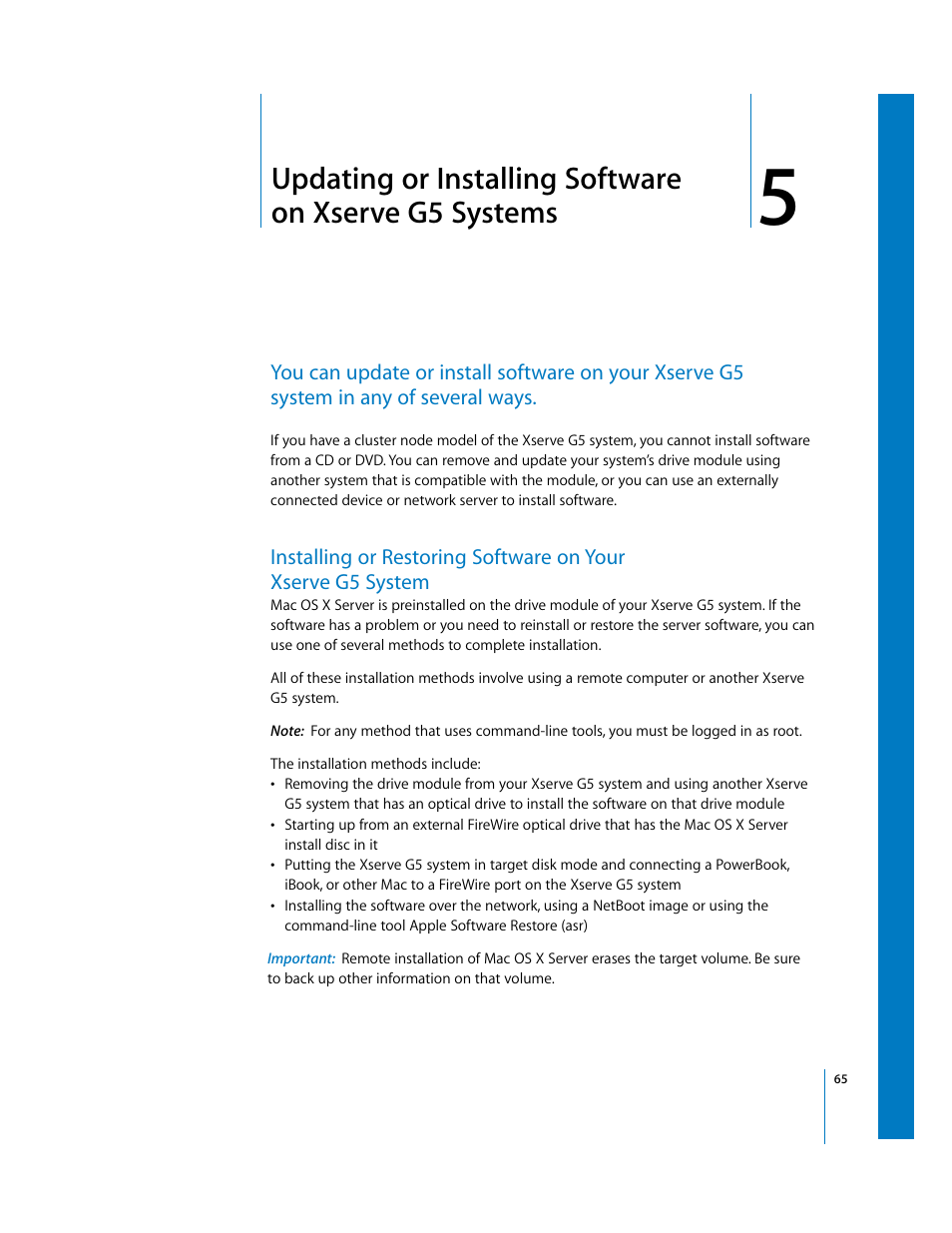 Apple Xserve G5 User Manual | Page 65 / 96