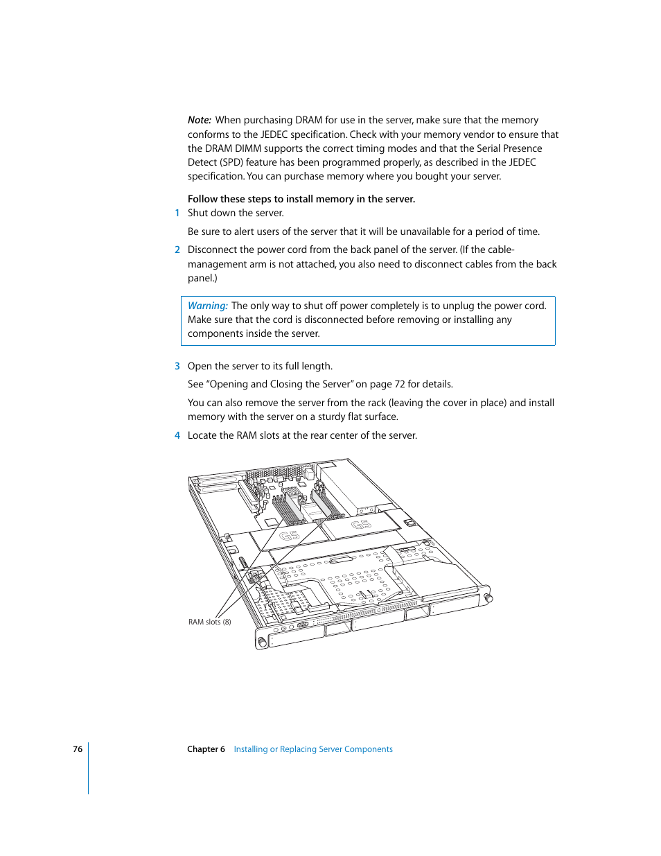 Apple Xserve G5 User Manual | Page 76 / 96