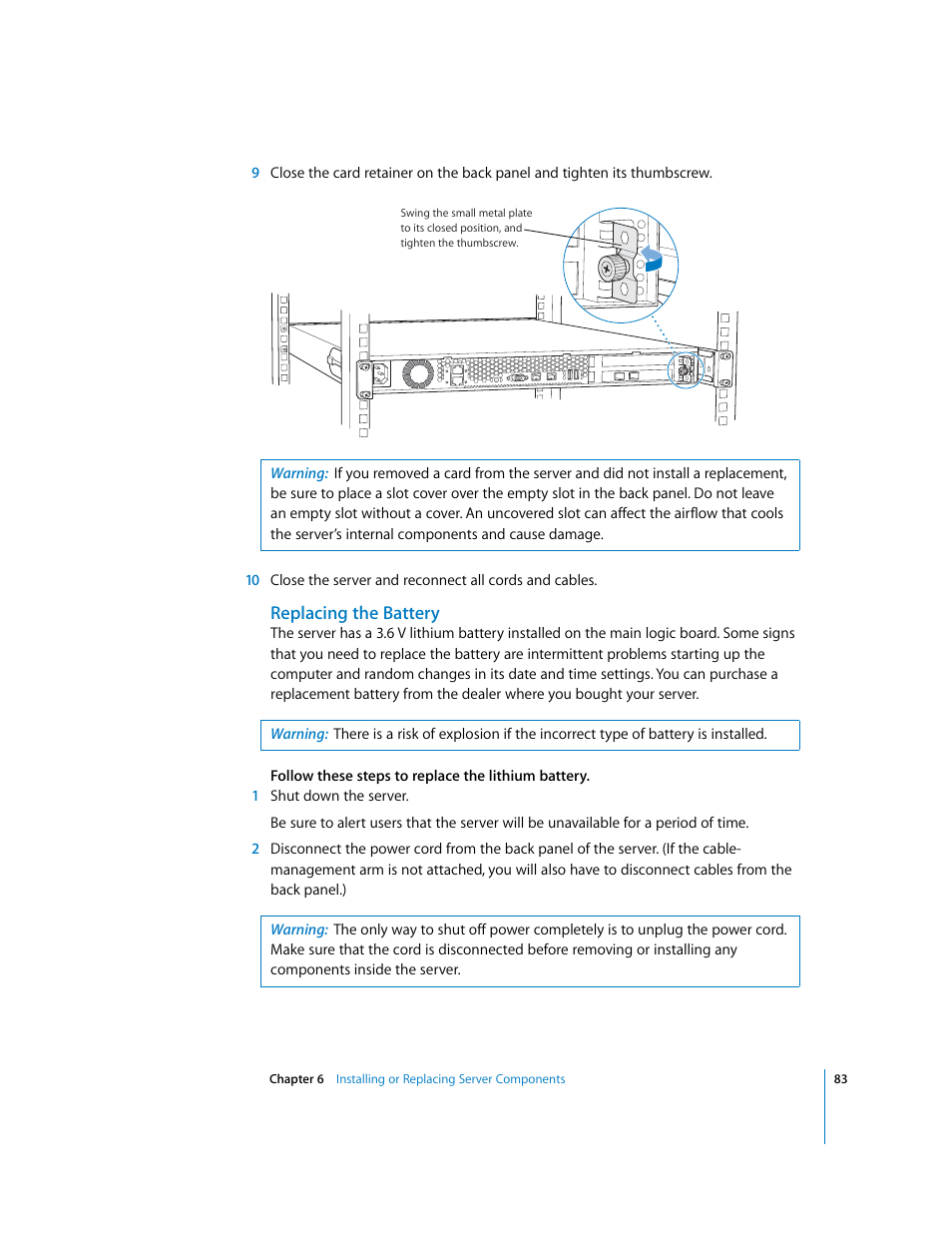 Apple Xserve G5 User Manual | Page 83 / 96