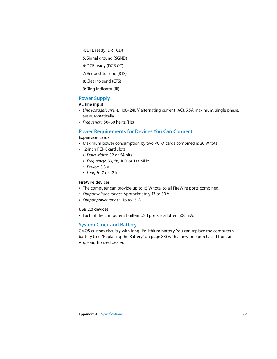 Apple Xserve G5 User Manual | Page 87 / 96