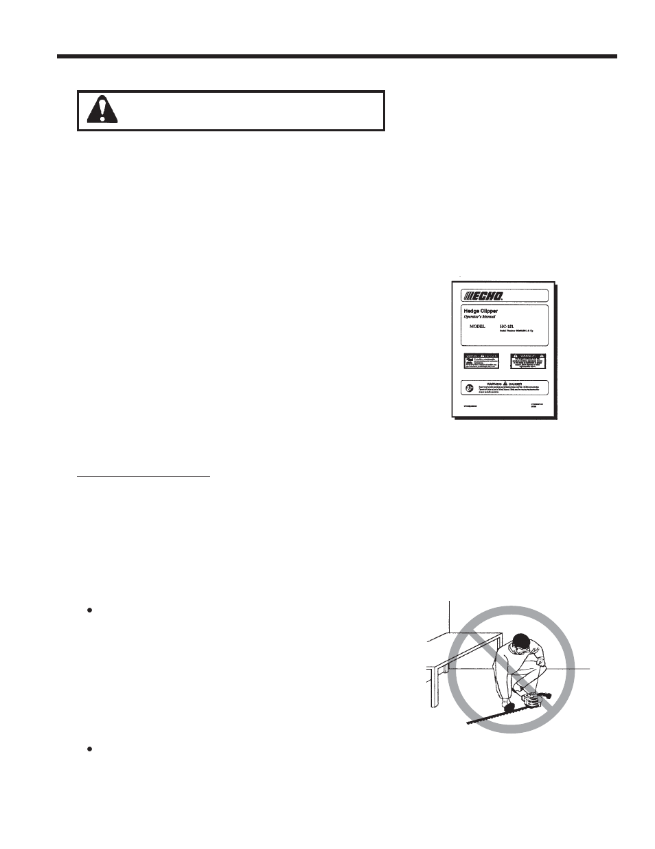 Starting | Echo HEDGE TRIMMERS SAFETY MANUAL User Manual | Page 15 / 36