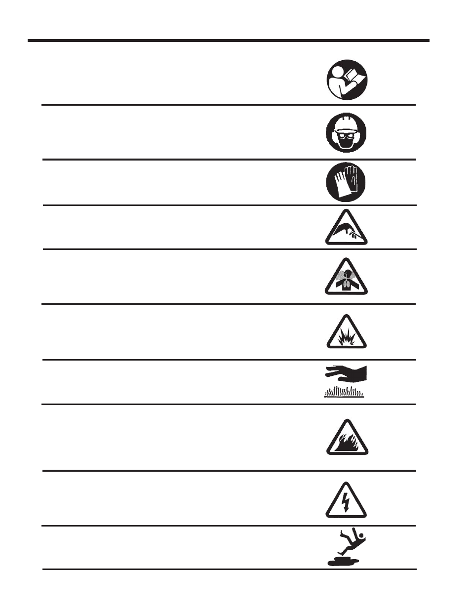 Safety symbols and warnings | Echo HEDGE TRIMMERS SAFETY MANUAL User Manual | Page 4 / 36