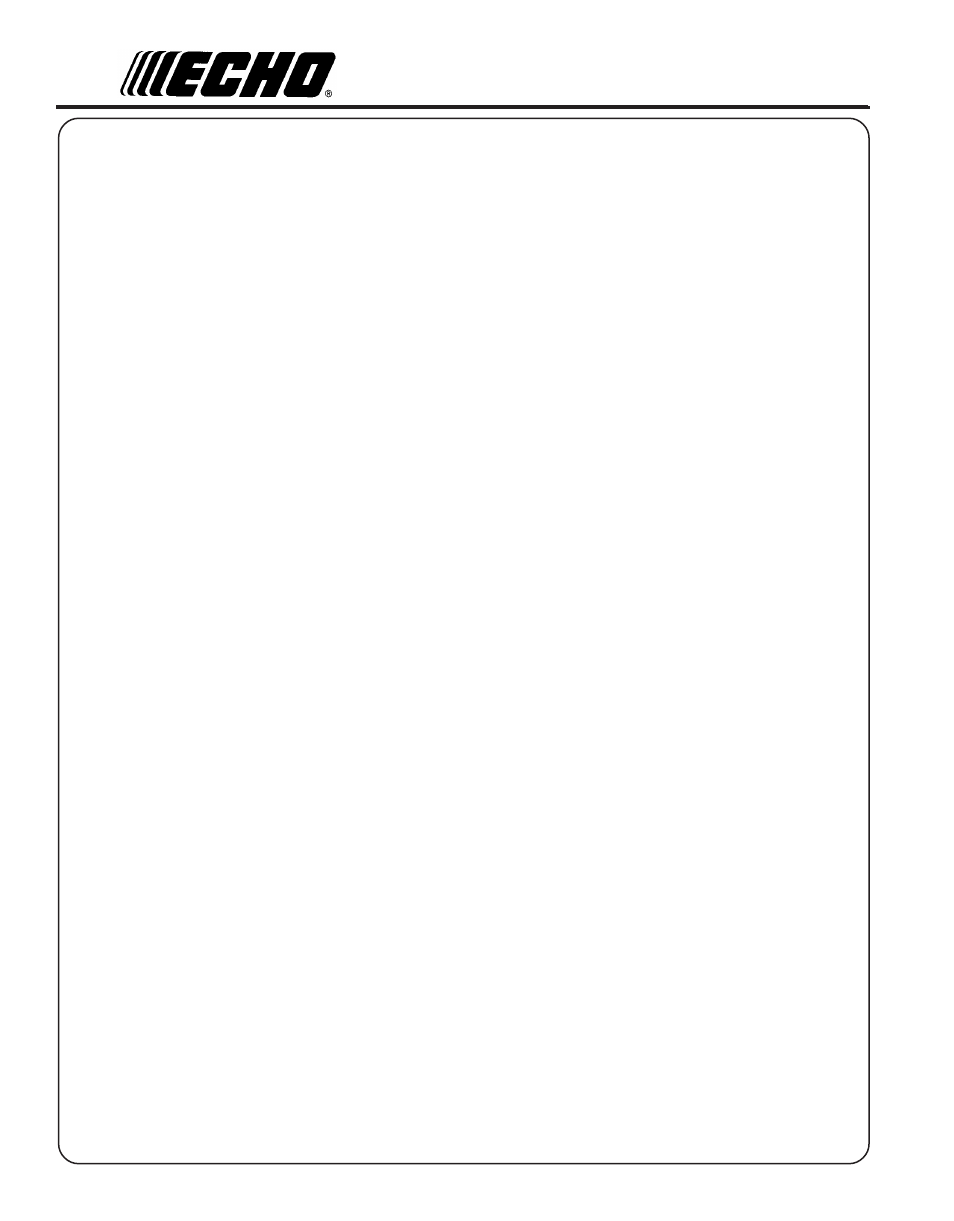 Echo SRM - 230S User Manual | Page 10 / 28