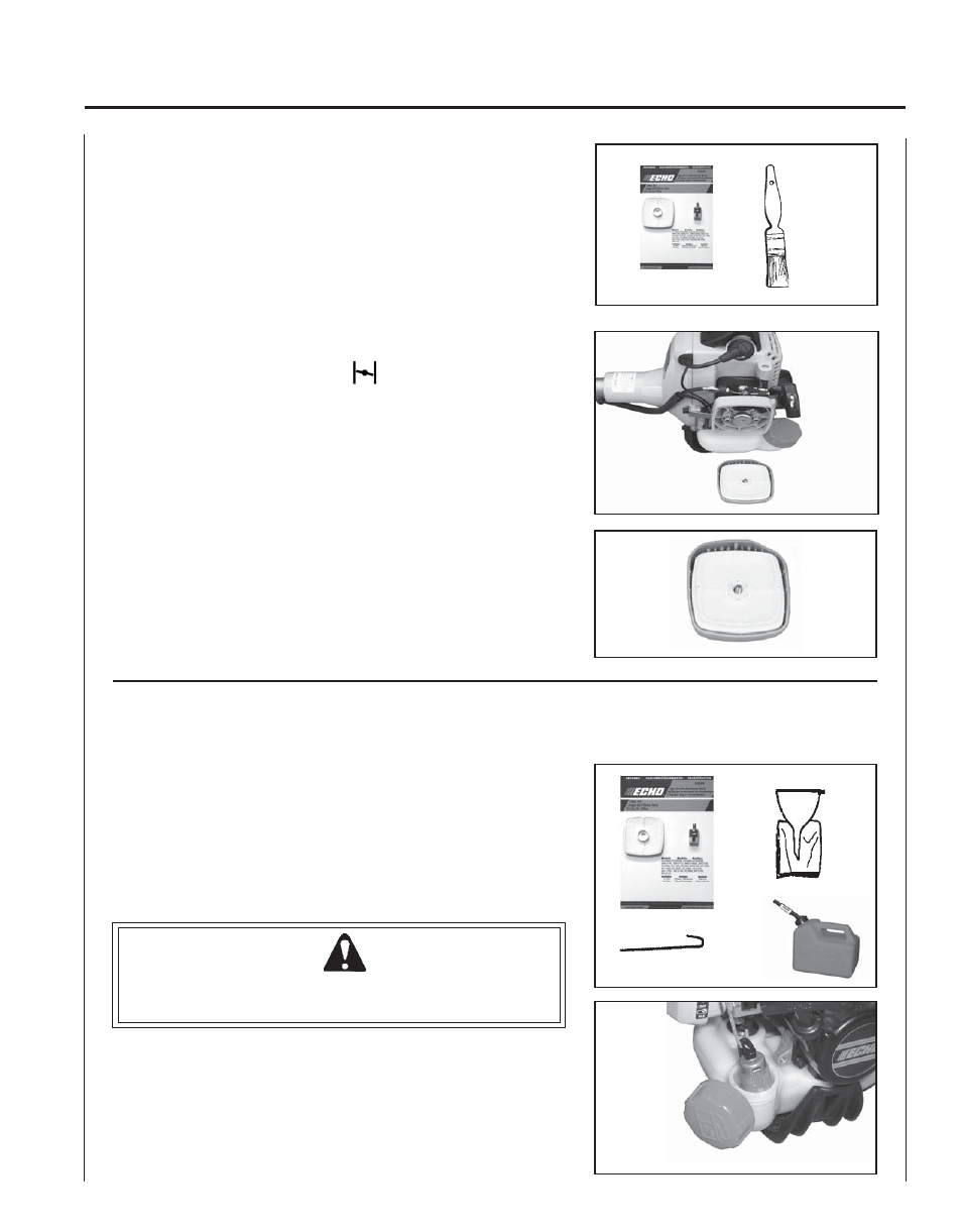 Echo SRM - 230S User Manual | Page 19 / 28