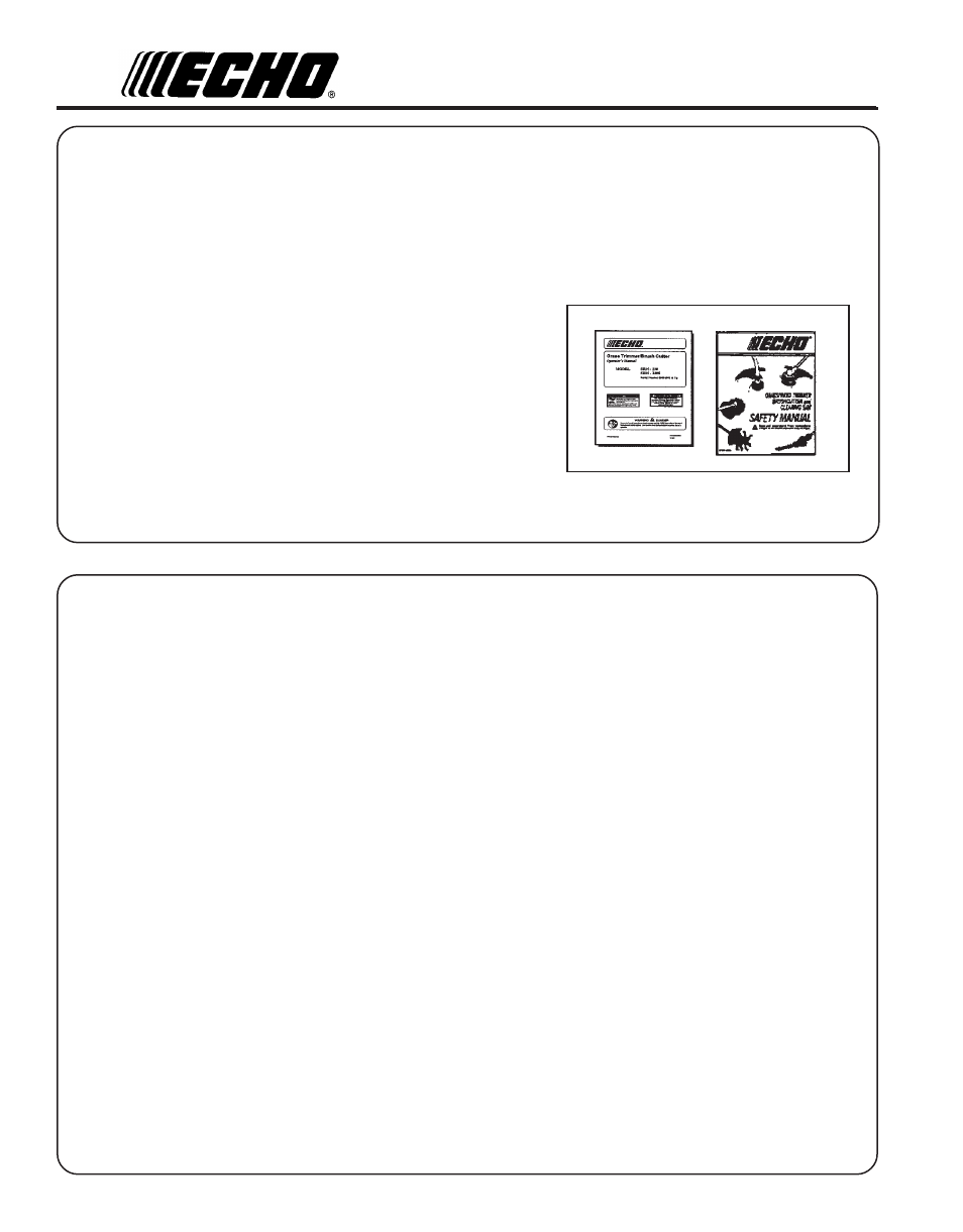 Echo SRM - 230S User Manual | Page 2 / 28