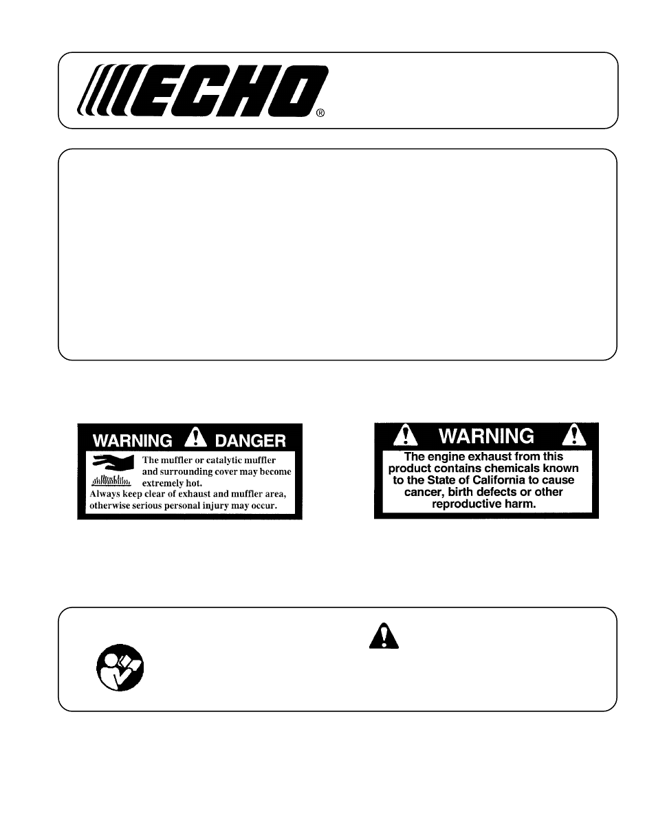 Echo GT-230 User Manual | 28 pages