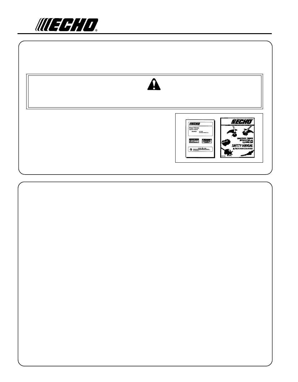 Echo GT-230 User Manual | Page 2 / 28