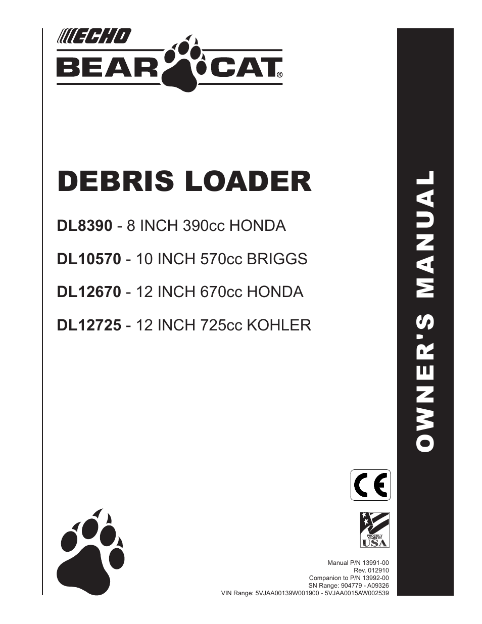 Echo DL10570 Owners Manual v.2 User Manual | 27 pages