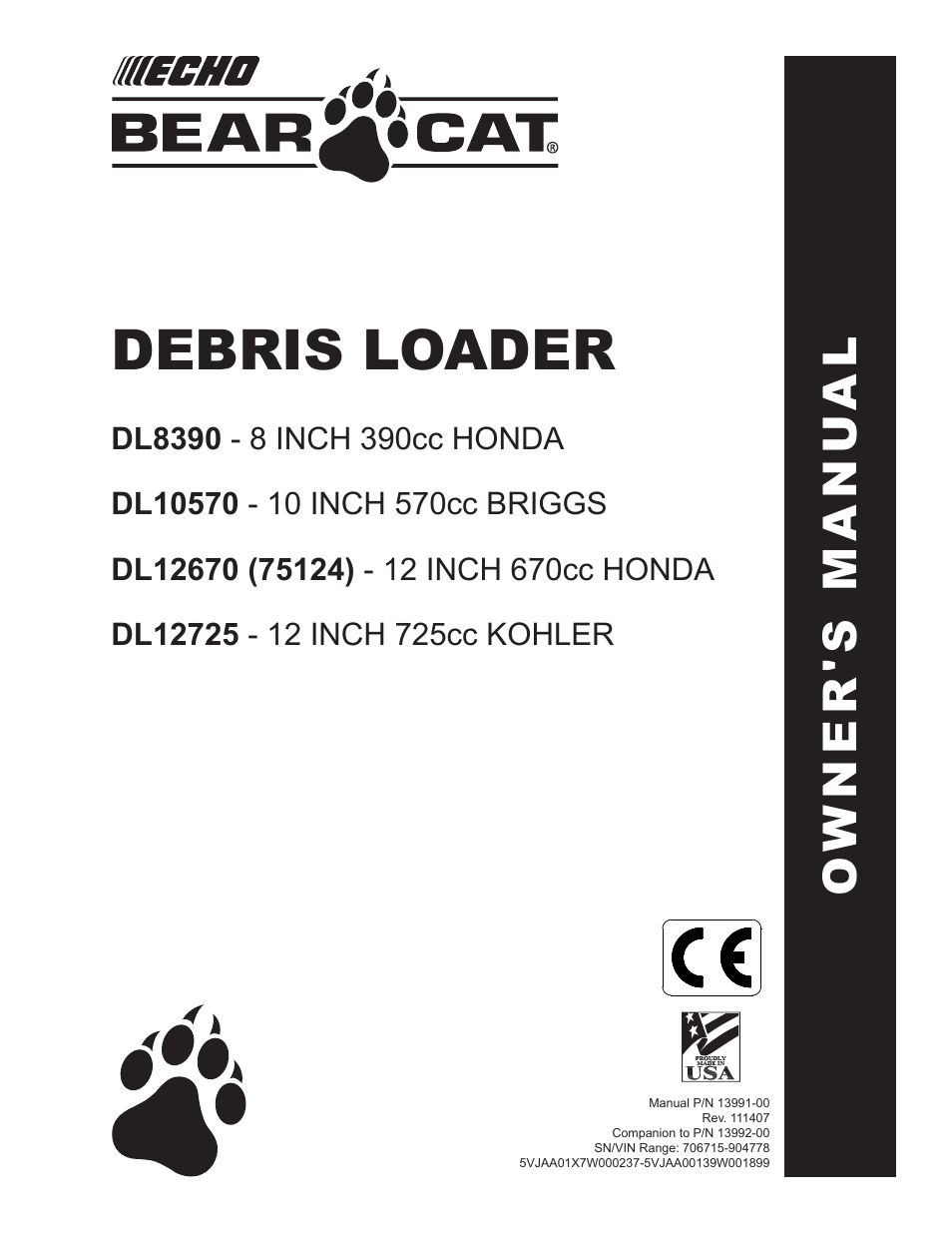 Echo DL10570 Owners Manual v.1 User Manual | 28 pages
