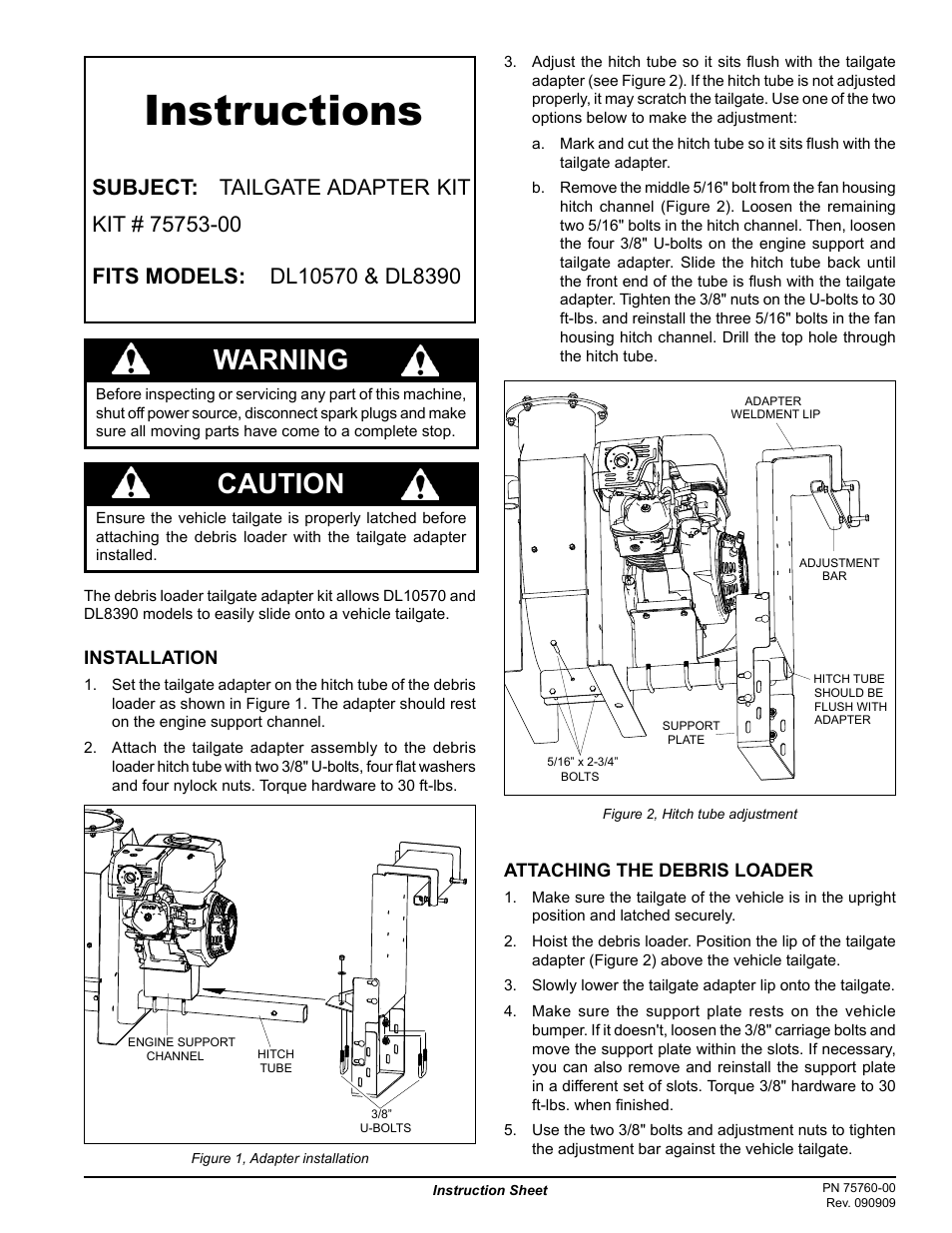 Echo DL10570 Instruction v.2 User Manual | 2 pages