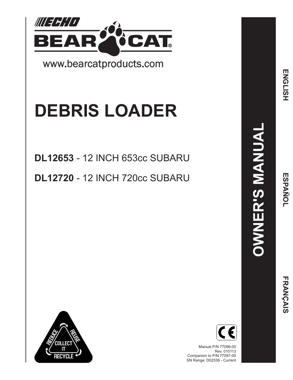 Echo DL12653 Owners Manual v.2 User Manual | 25 pages