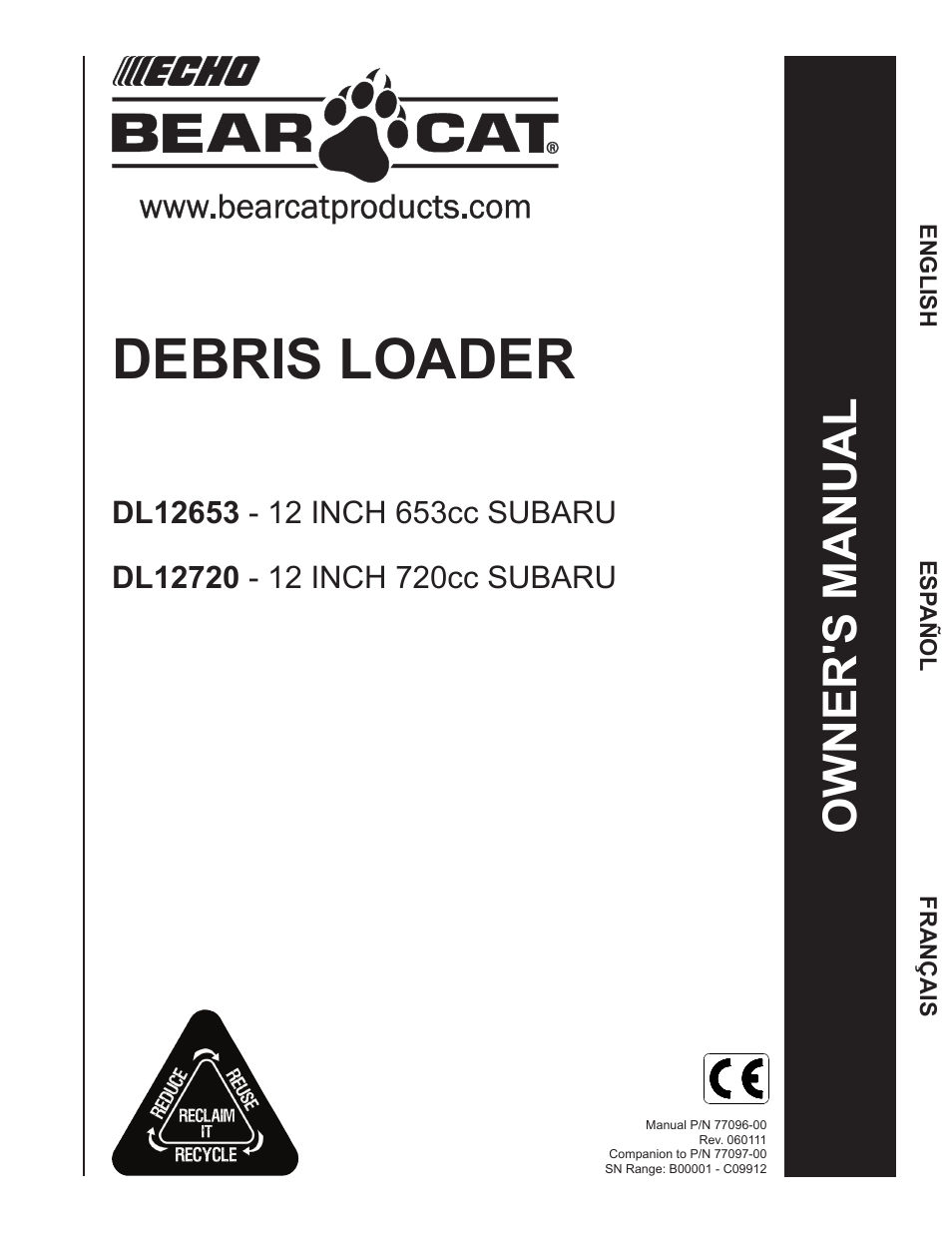 Echo DL12653 Owners Manual v.1 User Manual | 24 pages