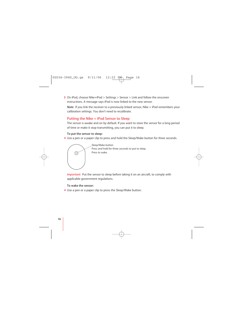 Apple Nike + iPod User Manual | Page 16 / 72