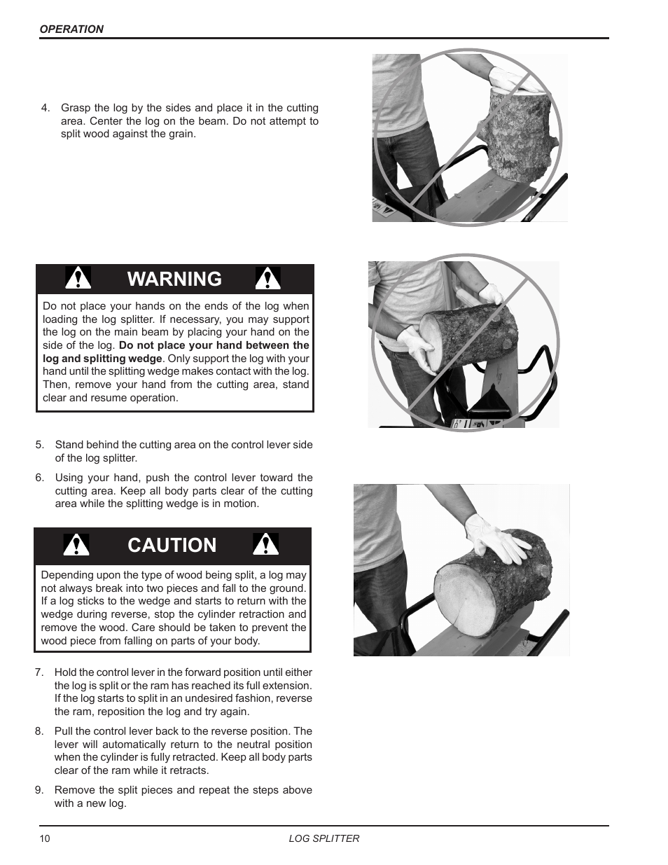 Caution, Warning | Echo LS21160 Owners Manual v.5 User Manual | Page 14 / 22