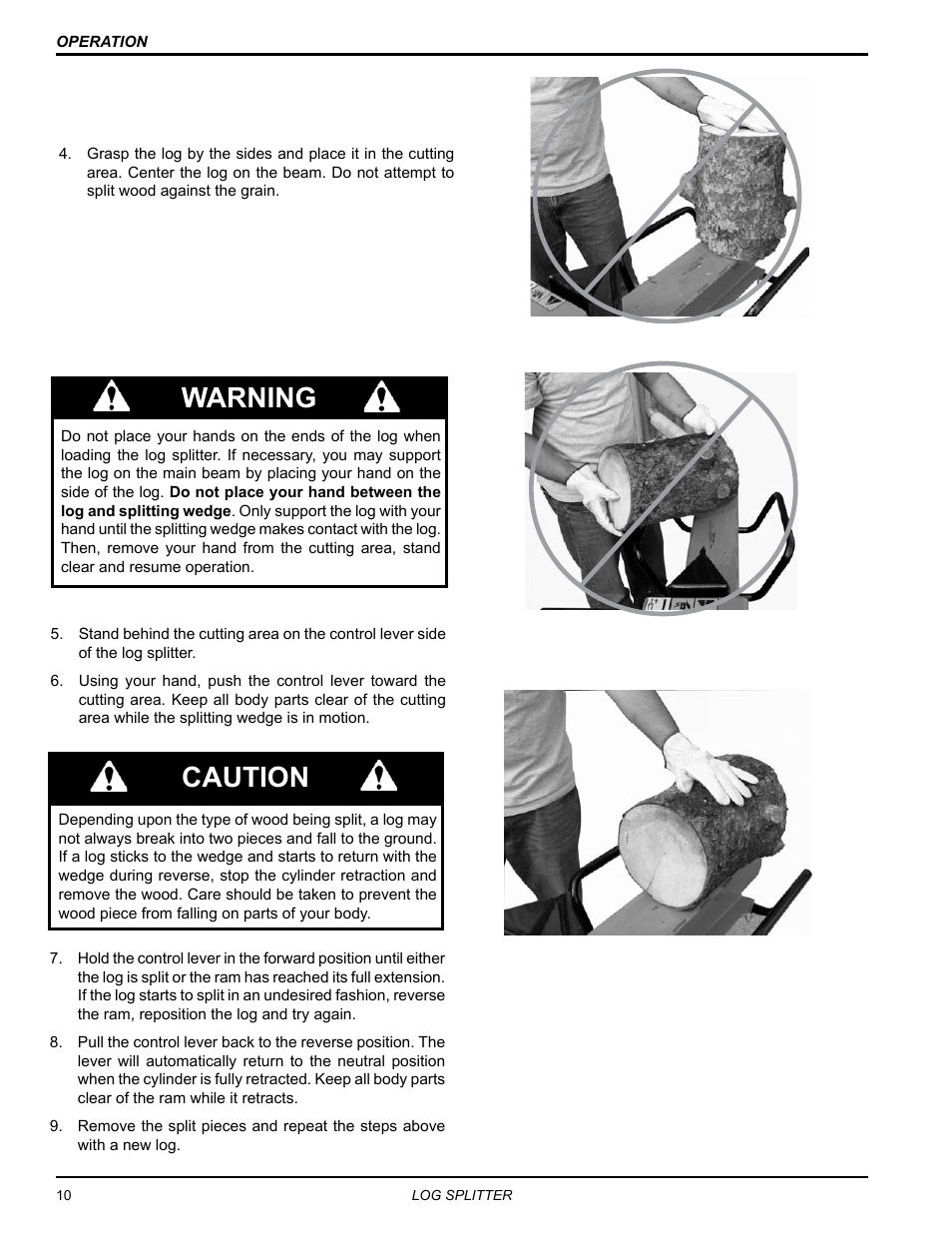 Caution, Warning | Echo LS21160 Owners Manual v.4 User Manual | Page 14 / 22