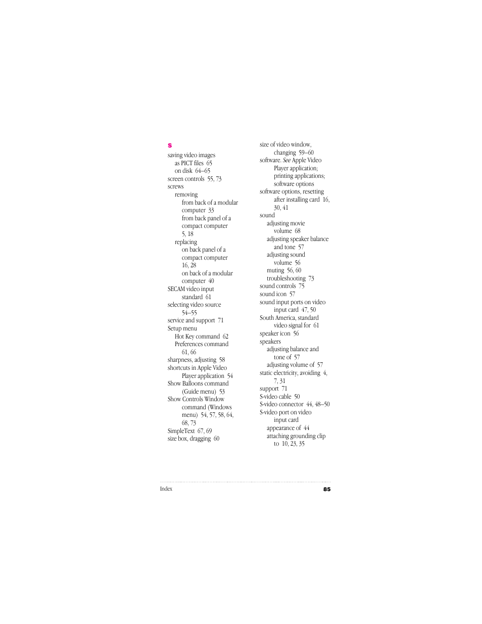 Apple Video System User Manual | Page 91 / 95