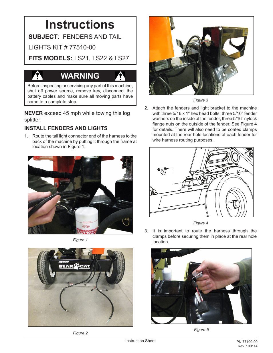 Echo LS21 Instruction v.11 User Manual | 4 pages