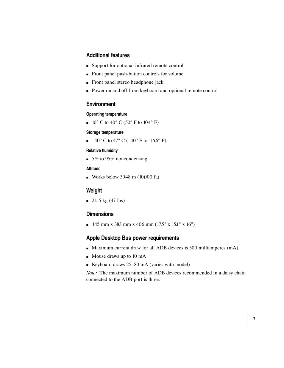 Apple Mac Performa 5300 CD series (Tech informatiom) User Manual | Page 7 / 8