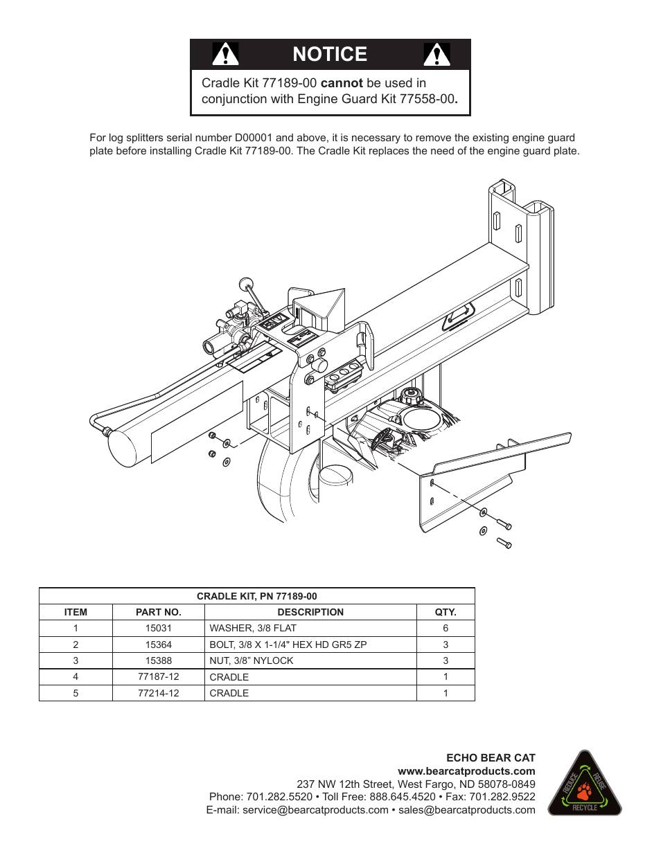 Notice | Echo LS21 Instruction v.5 User Manual | Page 2 / 2