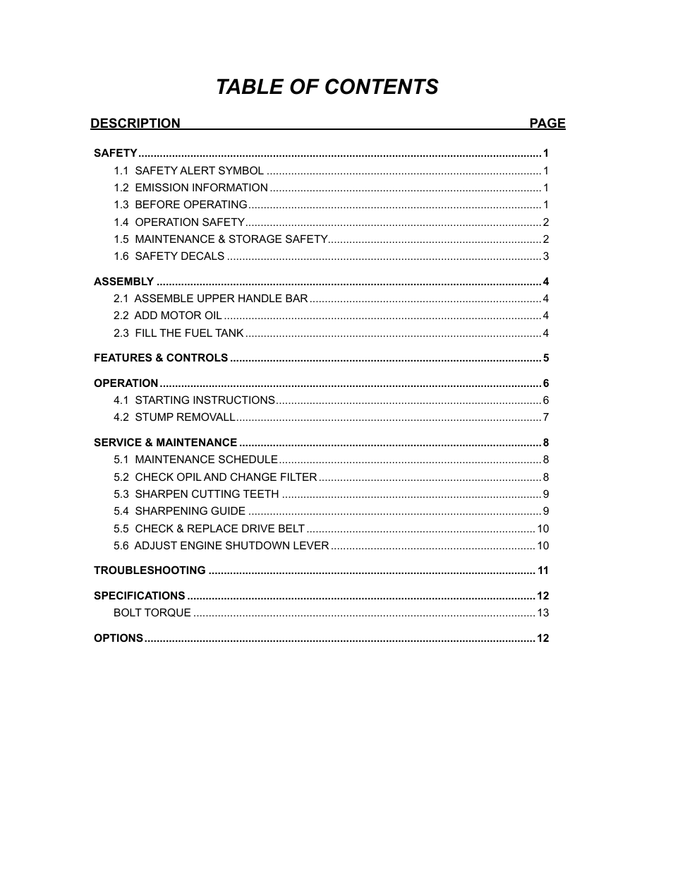 Echo SG340 Owners Manual v.4 User Manual | Page 4 / 18