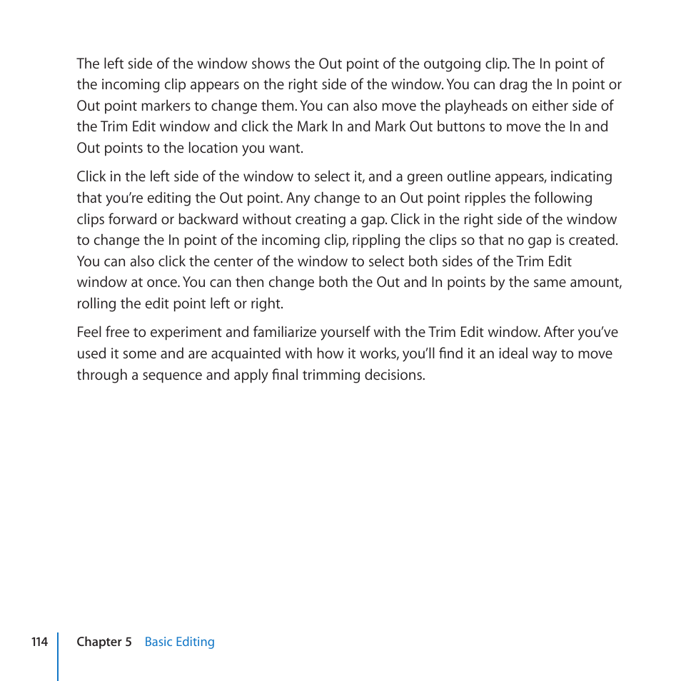 Apple Final Cut Pro 7 User Manual | Page 114 / 178