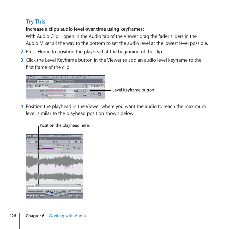 Try this | Apple Final Cut Pro 7 User Manual | Page 126 / 178