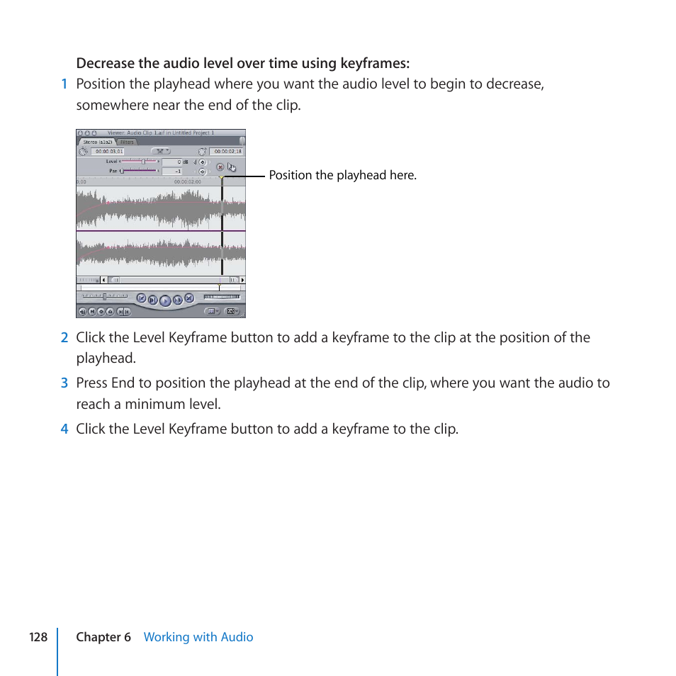 Apple Final Cut Pro 7 User Manual | Page 128 / 178