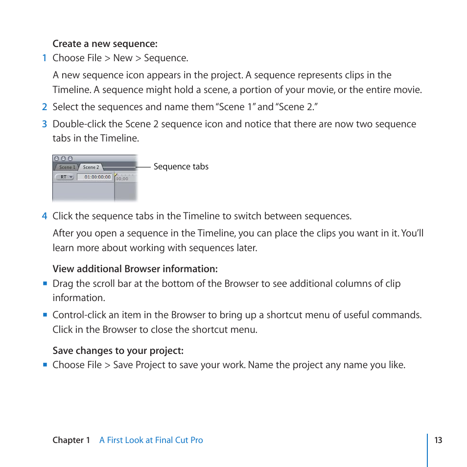 Apple Final Cut Pro 7 User Manual | Page 13 / 178