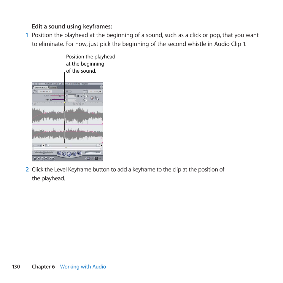 Apple Final Cut Pro 7 User Manual | Page 130 / 178