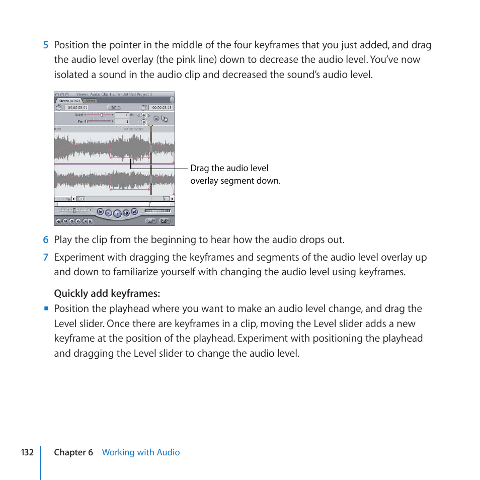 Apple Final Cut Pro 7 User Manual | Page 132 / 178