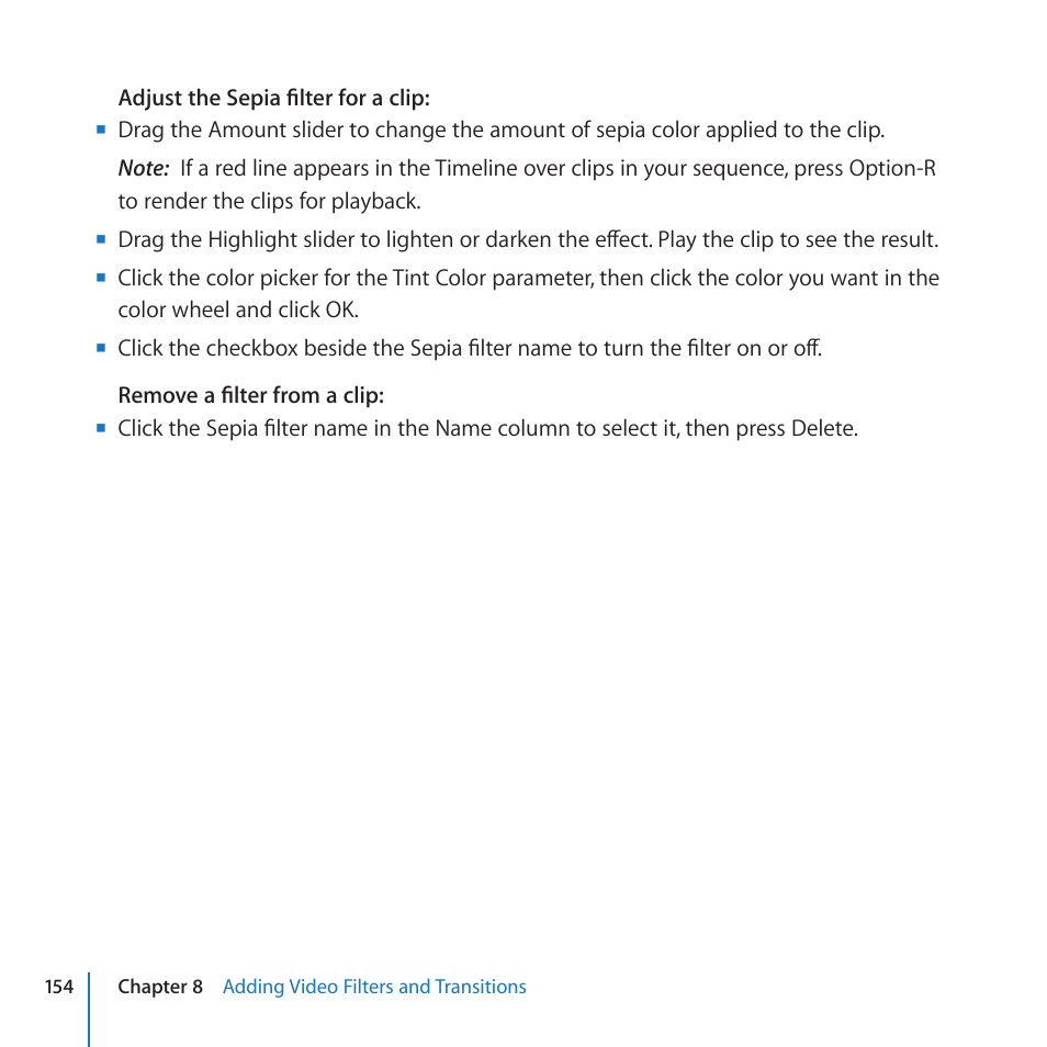 Apple Final Cut Pro 7 User Manual | Page 154 / 178